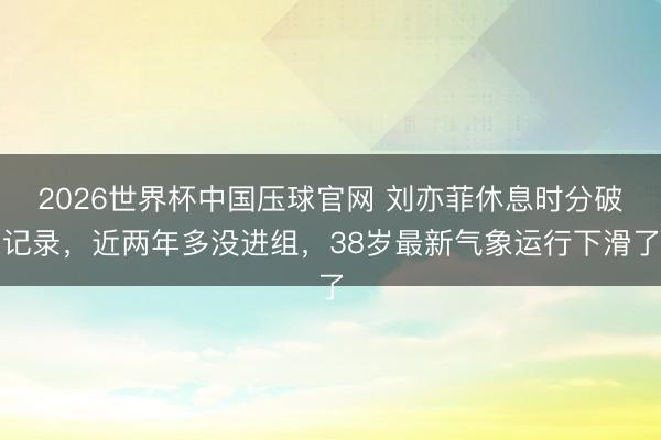 2026世界杯中国压球官网 刘亦菲休息时分破记录,近两年多没进组,38岁最新气象运行下滑了